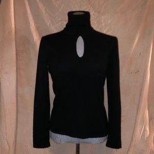 Richard Grand Italy Cashmere Keyhole turtleneck L